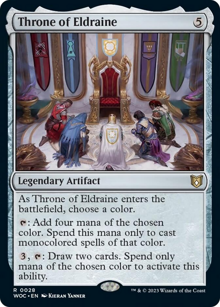 Throne of Eldraine [Wilds of Eldraine Commander] [Foil]