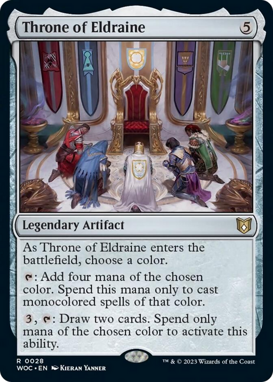 Throne of Eldraine [Wilds of Eldraine Commander] [Foil]