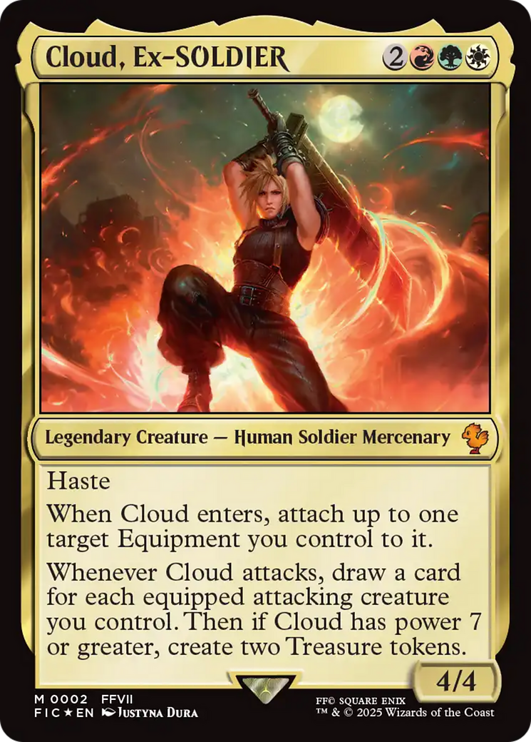 Cloud, Ex-SOLDIER [FINAL FANTASY Commander] [Foil]