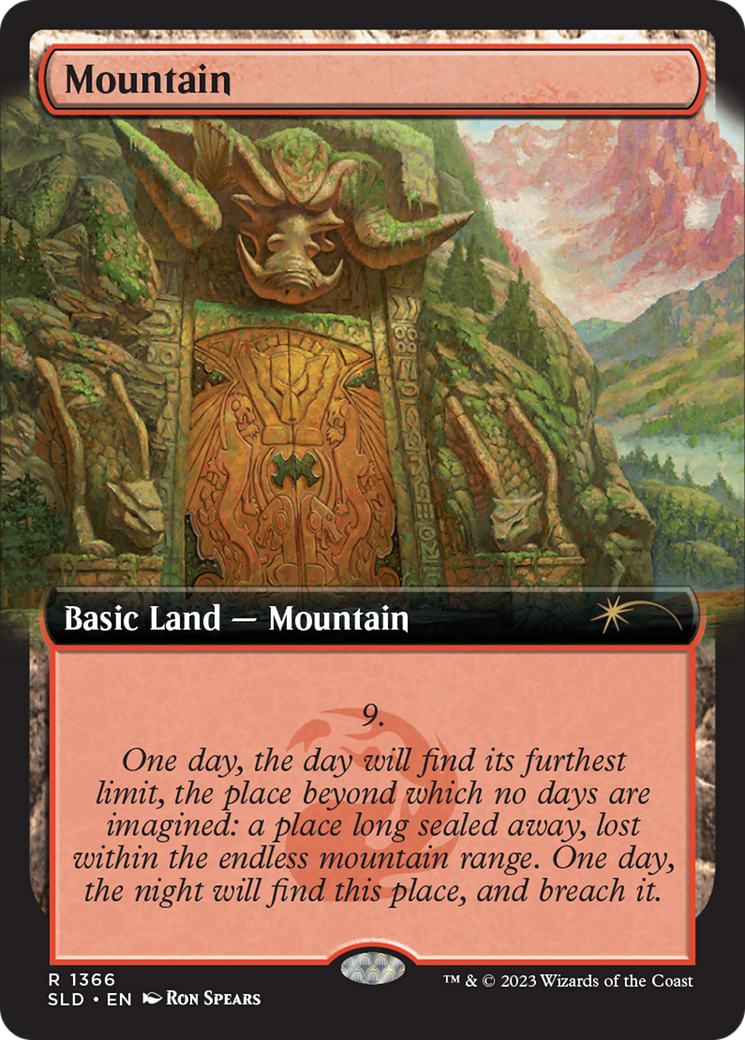Mountain (1366) [Secret Lair Drop Series] [Foil]