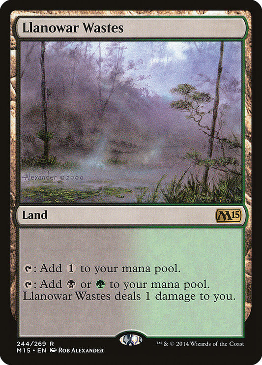Llanowar Wastes [Core Set 2015] [Foil]