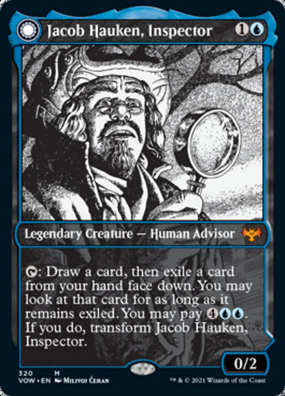 Jacob Hauken, Inspector // Hauken's Insight (Showcase Eternal Night) [Innistrad: Crimson Vow] [Foil]