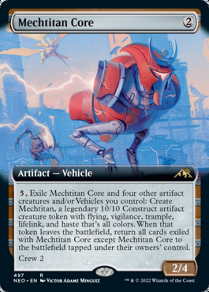 Mechtitan Core (Extended Art) [Kamigawa: Neon Dynasty] [Foil]
