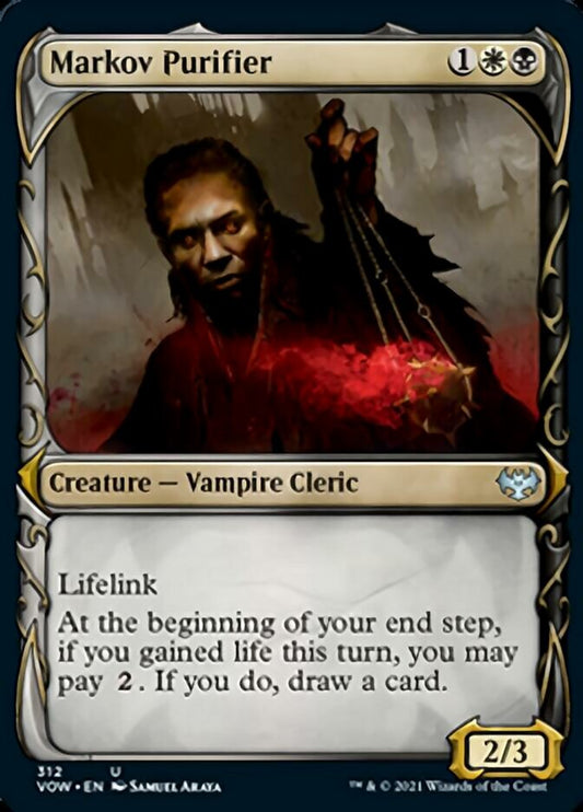 Markov Purifier (Showcase Fang Frame) [Innistrad: Crimson Vow] [Foil]