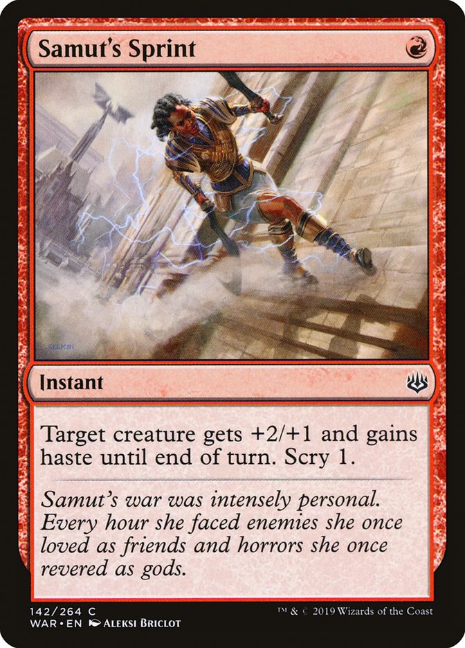 Samut's Sprint [War of the Spark] [Foil]