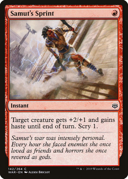 Samut's Sprint [War of the Spark] [Foil]