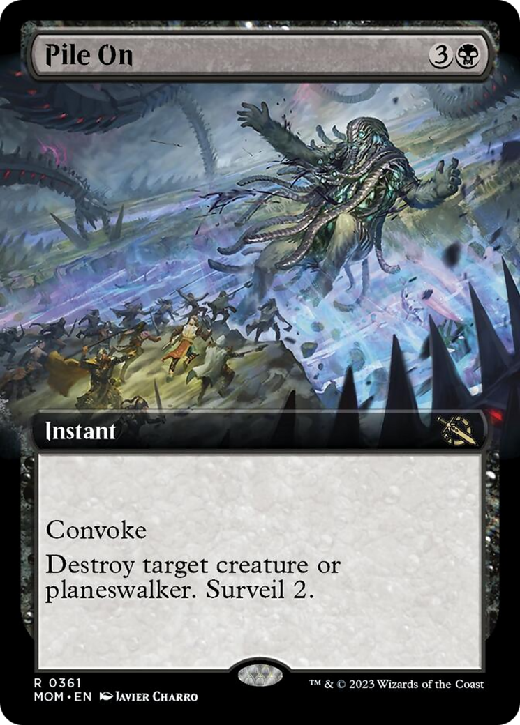 Pile On (Extended Art) [March of the Machine] [Foil]