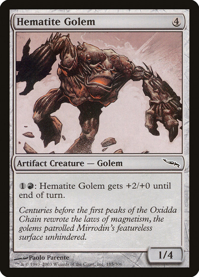 Hematite Golem [Mirrodin] [Foil]