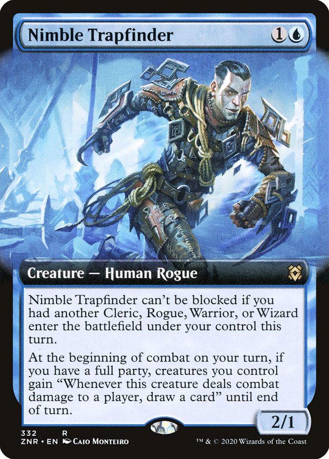 Nimble Trapfinder (Extended Art) [Zendikar Rising] [Foil]
