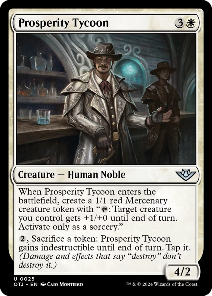 Prosperity Tycoon [Outlaws of Thunder Junction] [Foil]