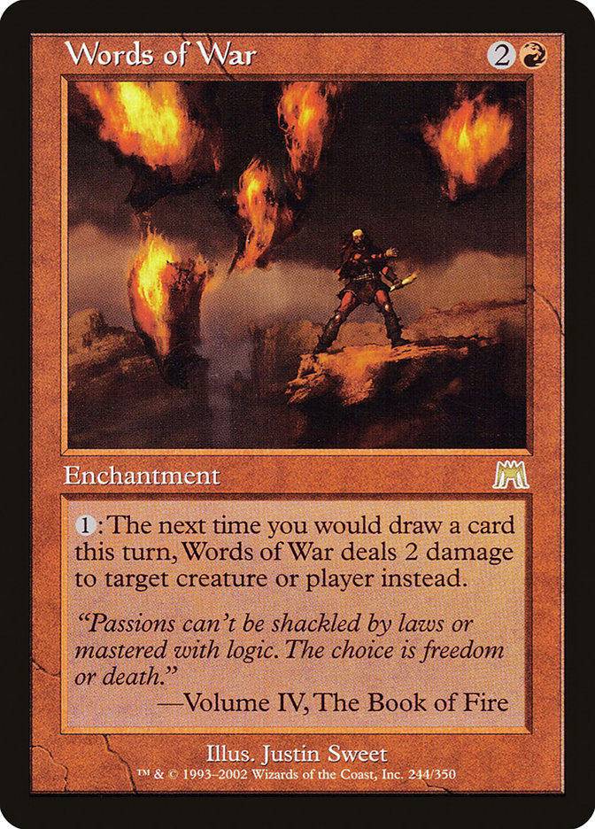 Words of War [Onslaught] [Foil]