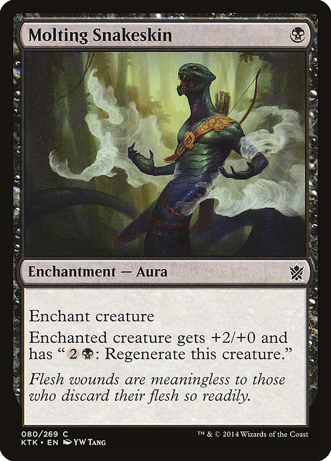 Molting Snakeskin [Khans of Tarkir] [Foil]