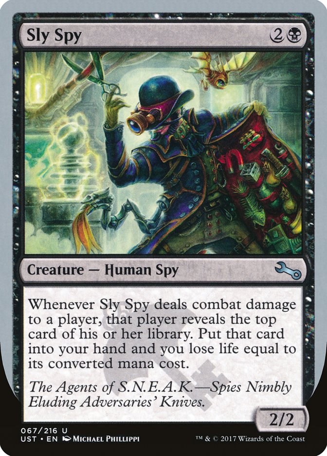Sly Spy ("Spies Nimbly Eluding Adversaries' Knives") [Unstable] [Foil]