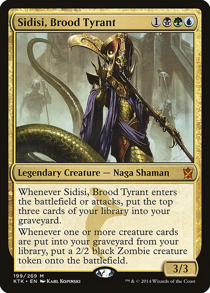 Sidisi, Brood Tyrant [Khans of Tarkir] [Foil]