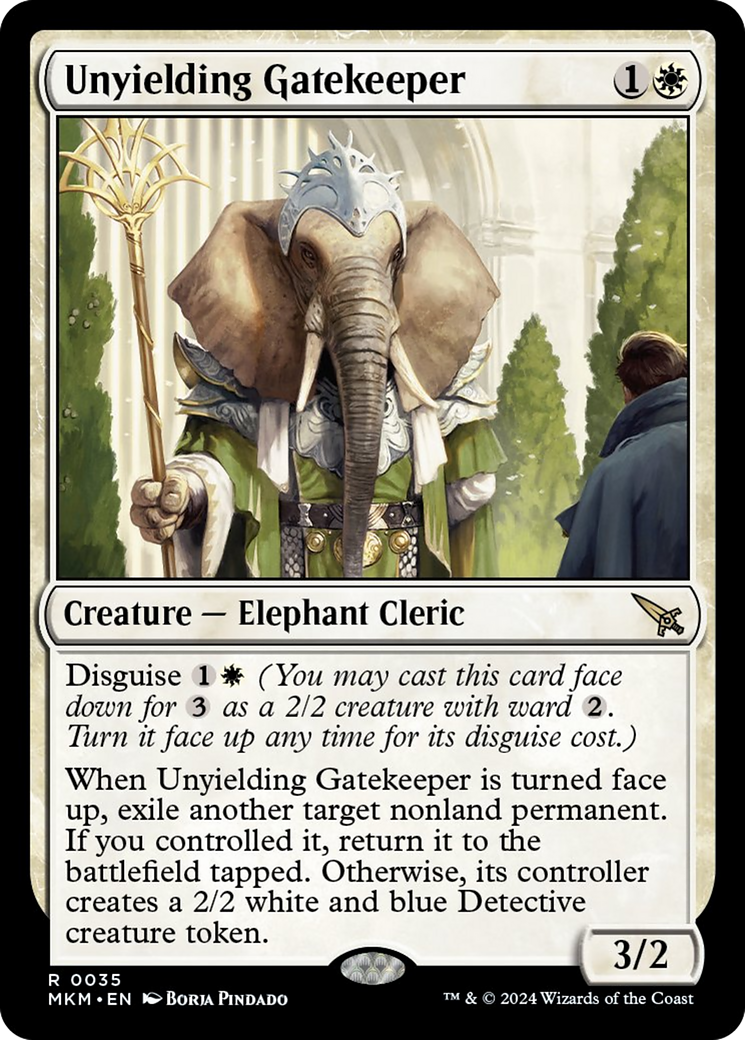 Unyielding Gatekeeper [Murders at Karlov Manor] [Foil]