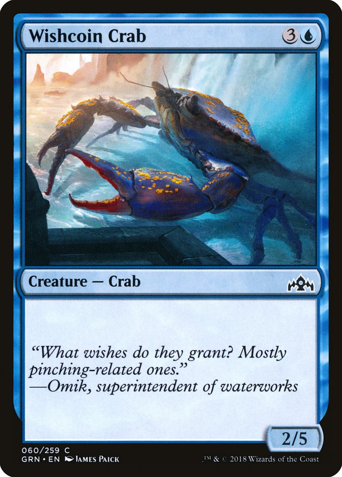 Wishcoin Crab [Guilds of Ravnica] [Foil]