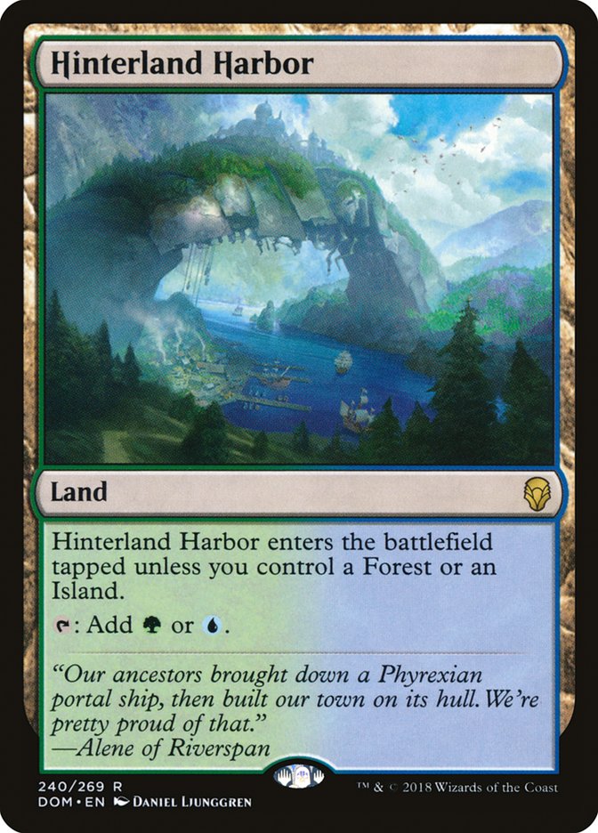 Hinterland Harbor [Dominaria] [Foil]