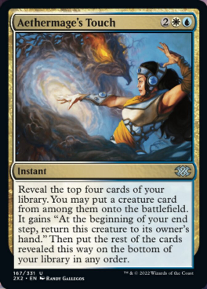Aethermage's Touch [Double Masters 2022] [Foil]