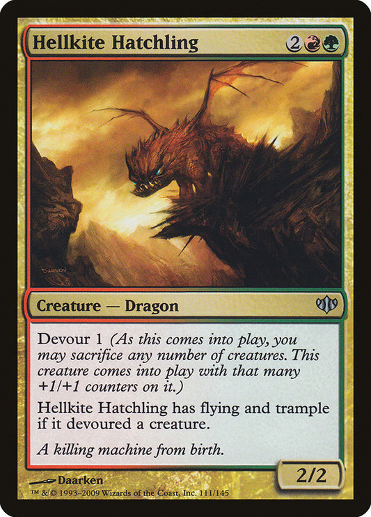 Hellkite Hatchling [Conflux] [Foil]