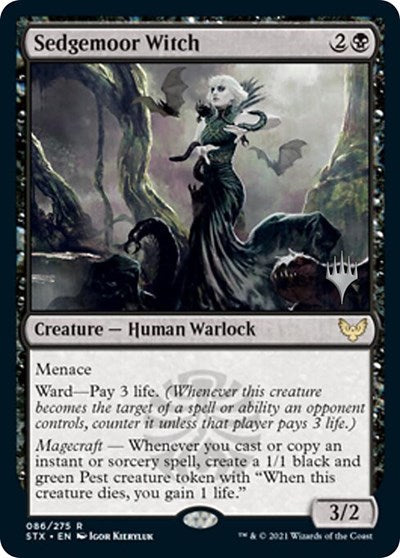 Sedgemoor Witch (Promo Pack) [Strixhaven: School of Mages Promos] [Foil]