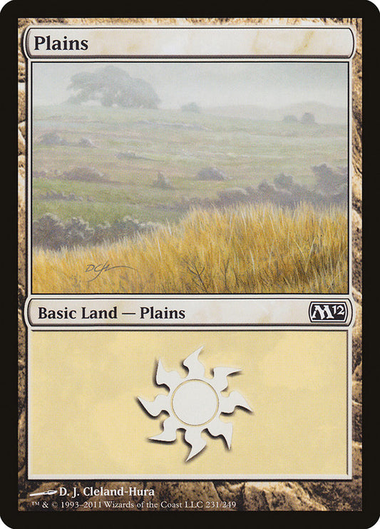 Plains (231) [Core Set 2012] [Foil]