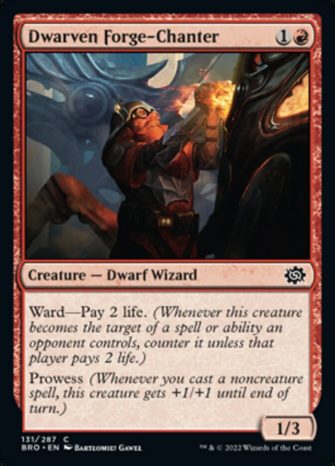 Dwarven Forge-Chanter [The Brothers' War] [Foil]