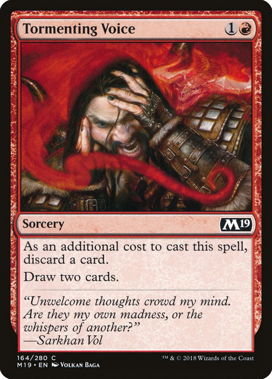 Tormenting Voice [Core Set 2019] [Foil]
