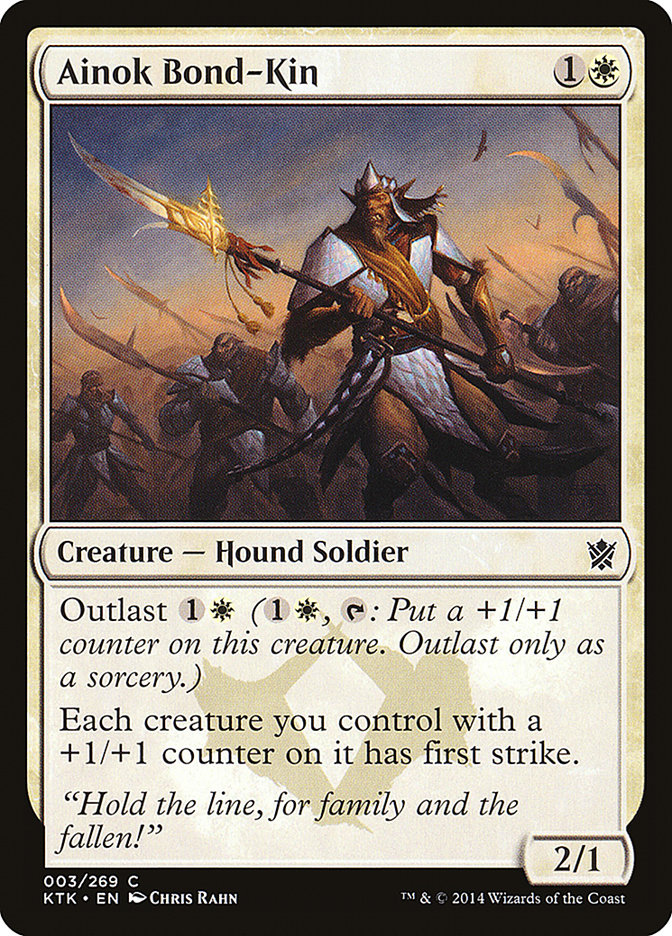 Ainok Bond-Kin [Khans of Tarkir] [Foil]