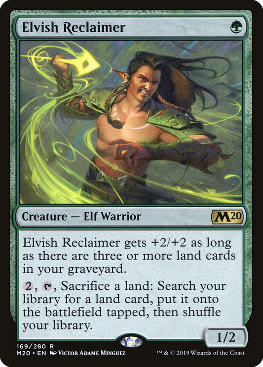 Elvish Reclaimer [Core Set 2020] [Foil]