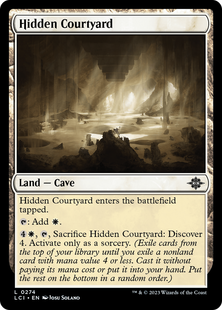 Hidden Courtyard [The Lost Caverns of Ixalan] [Foil]