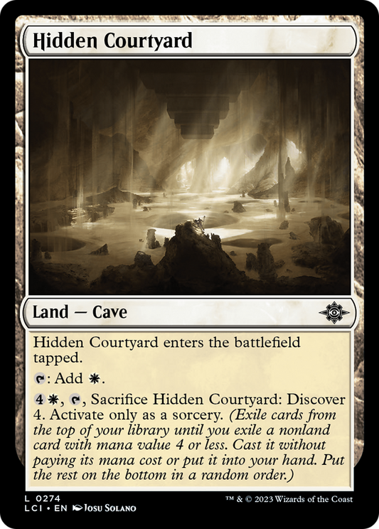 Hidden Courtyard [The Lost Caverns of Ixalan] [Foil]