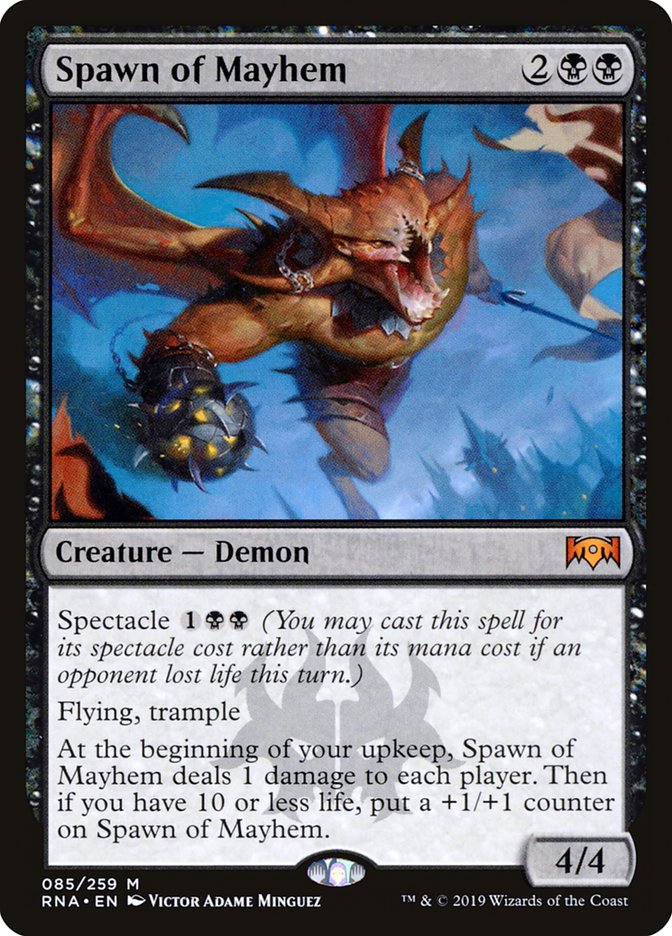 Spawn of Mayhem [Ravnica Allegiance] [Foil]