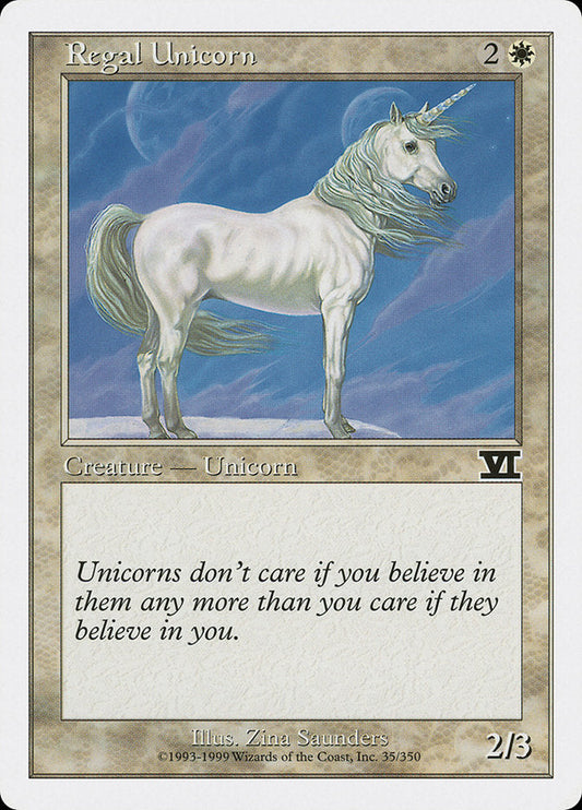 Regal Unicorn [Sixth Edition]