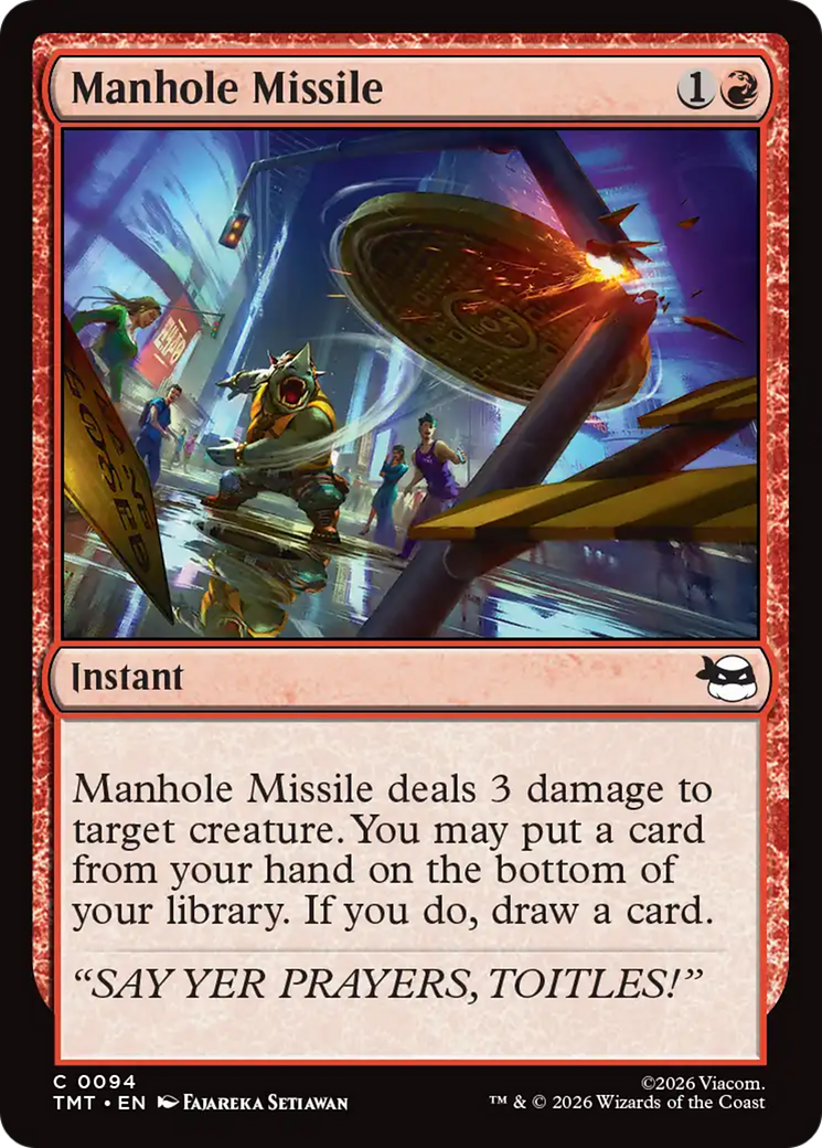 Manhole Missile [Teenage Mutant Ninja Turtles] [Foil]