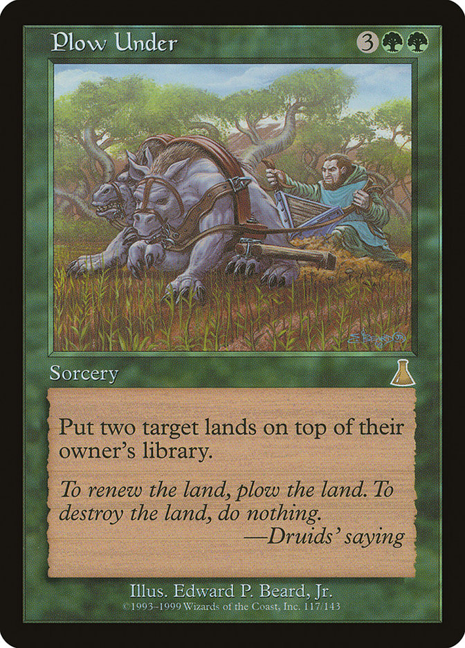 Plow Under [Urza's Destiny] [Foil]