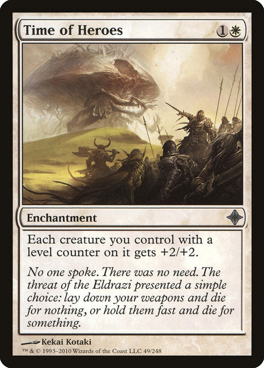 Time of Heroes [Rise of the Eldrazi] [Foil]