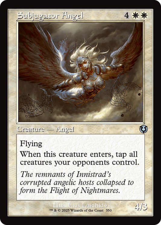 Subjugator Angel (Retro Frame) [Innistrad Remastered] [Foil]