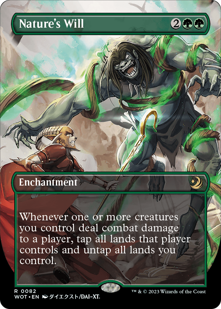 Nature's Will (Anime Borderless) [Wilds of Eldraine: Enchanting Tales] [Foil]
