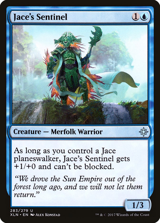 Jace's Sentinel [Ixalan] [Foil]