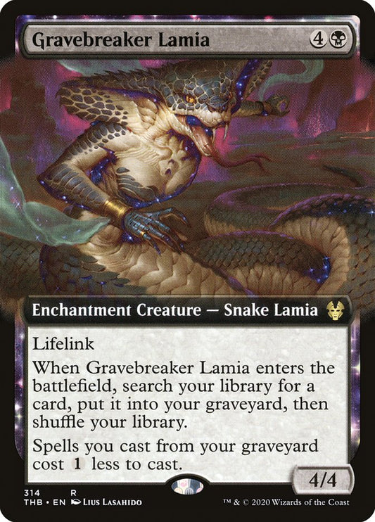 Gravebreaker Lamia (Extended Art) [Theros Beyond Death] [Foil]