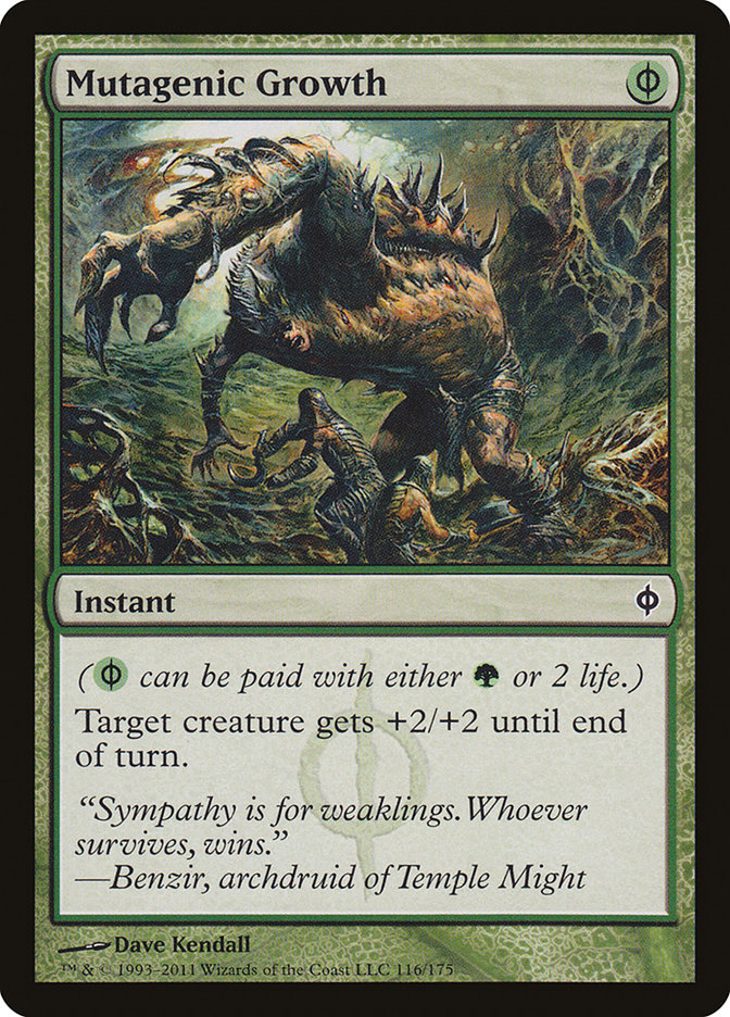 Mutagenic Growth [New Phyrexia] [Foil]