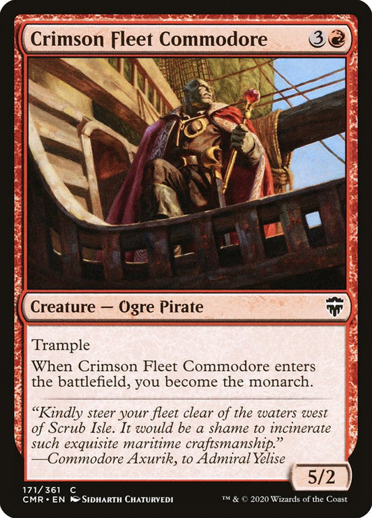 Crimson Fleet Commodore [Commander Legends] [Foil]