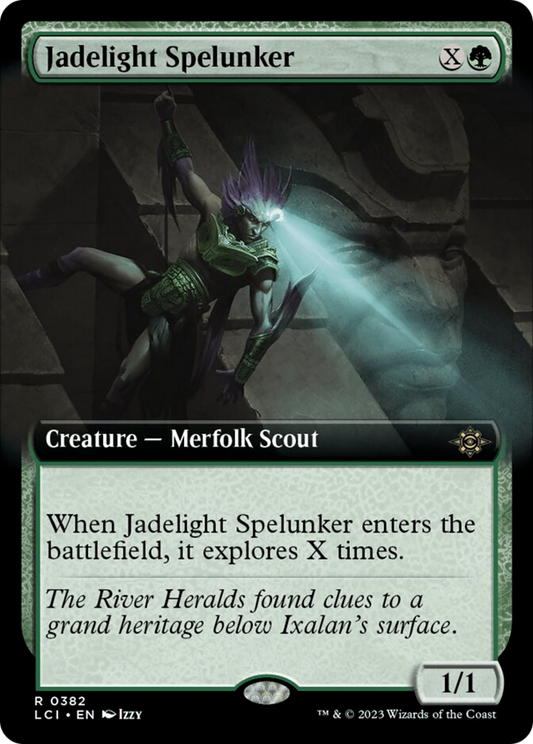 Jadelight Spelunker (Extended Art) [The Lost Caverns of Ixalan] [Foil]