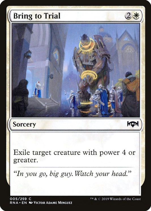 Bring to Trial [Ravnica Allegiance] [Foil]