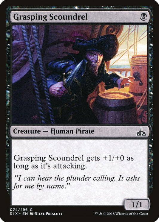 Grasping Scoundrel [Rivals of Ixalan] [Foil]