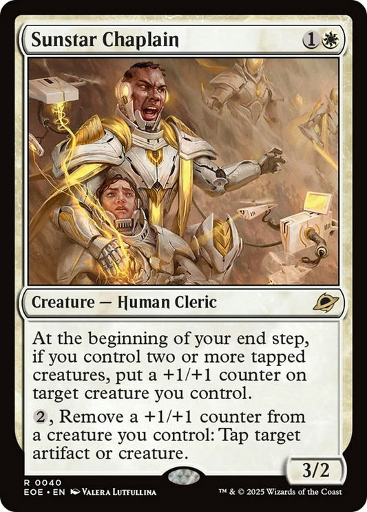 Sunstar Chaplain [Edge of Eternities] [Foil]