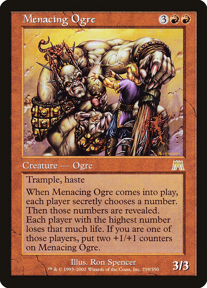 Menacing Ogre [Onslaught] [Foil]