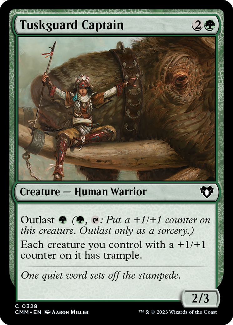Tuskguard Captain [Commander Masters] [Foil]