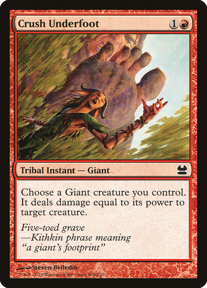 Crush Underfoot [Modern Masters] [Foil]