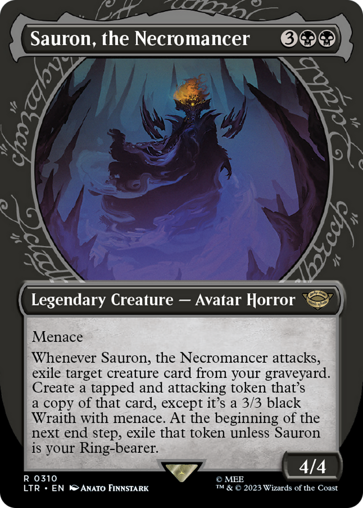 Sauron, the Necromancer (Showcase Ring Frame) [The Lord of the Rings: Tales of Middle-Earth] [Foil]
